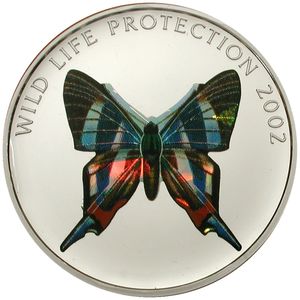 5 Francs (Brown Butterfly)