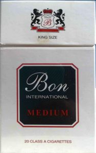 Cigarette Pack: Bon International Medium (United Arab  EmiratesCol:AE-CT-0028 🚬