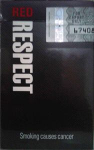 respect cigarettes Cigarette Pack: Respect Red (CroatiaCol:HR-CT-0011 🚬