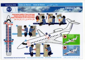 Safety Card: Embraer 145 (ALS Aircraft Leasing Services, KenyaCol:K4K ...