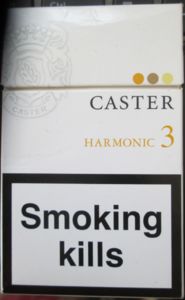 Cigarette Pack: caster Harmonic 3 (Germany, Federal RepublicCol:DE-CT-0158  🚬