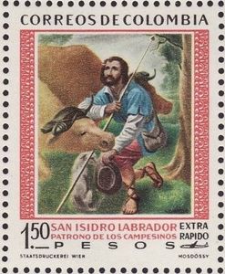 St. Isidore and farm animals