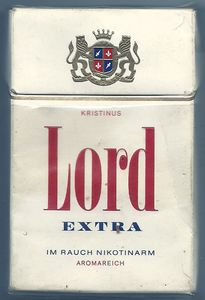 Cigarette Pack: Lord Extra (Germany, Federal Republic(Lord Extra)  Col:DE-CT-0175 🚬