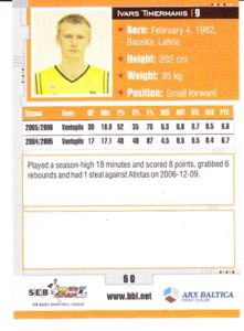 #60 Ivars Timermanis (2006)