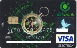 Bank Card: Dsk Bank Visa Electron Compass Chip - 10/13 (DSK Bank ...