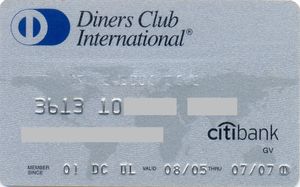 Diners Club Citibank GR 361310