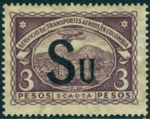 Seaplane over Bogotá Cathedral "Su"