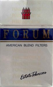forum tobacco Cigarette Pack: Forum American Blend Filters Estate Tobaccos  (EgyptCol:EG-CT-0055 🚬