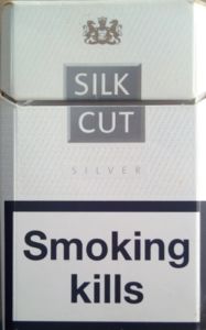 Cigarette Pack: Silk Cut Silver (United Kingdom of Great Britain & Northern  Ireland(Silk Cut Silver) Col:GB-CT-0088 🚬