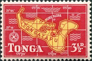 Map of Tongatapu