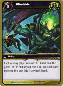 Game Card Blindside World Of Warcraft Tcg Magtheridon S Lair Col Wow Tcg Ml 06 43