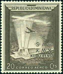 Plane over Columbus Mausoleum