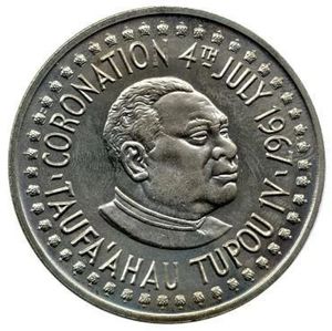 コイン: 2 Pa'anga (Coronation of Taufa'ahau Tupou IV) (トンガ(1967