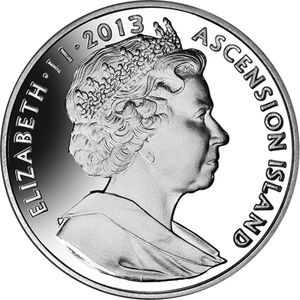 Coin: 2 Pounds (Coat of Arms) (Ascension Island(2013 - Granting of