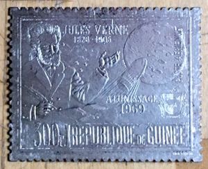 Jules Verne Silver Stamp