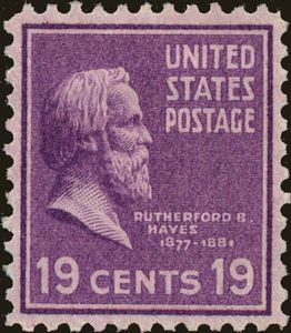 Rutherford B. Hayes (1822-1893), 19th President of the USA