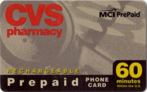 Phonecard: CVS pharmacy (MCI (MCI), United States of America(MCI ...