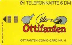 Ottifanten Comic Card Nr. 6 (Puzzle 2/2)