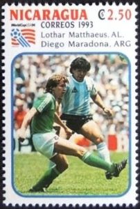 Matthäeus, Germany; Maradona, Argentina
