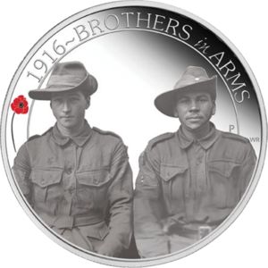 Coin: 50 Cents (1916 ~ Brothers in Arms) (Australia(Numismatic Product ...