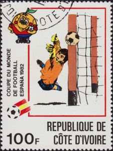 Football players, goalkeeper