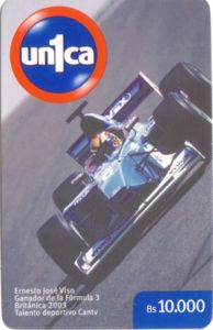 Un1ca Phonecard: Ernesto José Viso. Ganador de la Formula 3 Británica 2003 ...