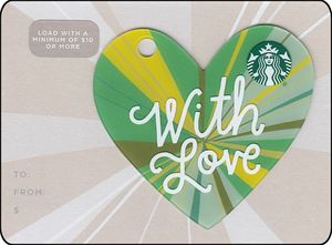 Gift Card: With Love (Starbucks, United States of America ...