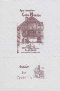 Paper Napkin: Casa Montse - La Cocinilla (SpainCol:ES-08874 🧻