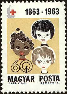 Girls of three races