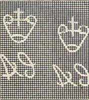 Numeral on outline map of St. Helena