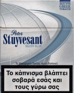 peter stuyvesant cigarettes blue Cigarette Pack: Peter Stuyvesant Silver Blue 22 (Greece(Peter Stuyvesant  Silver Blue 22) Col:GR-CT-2296 🚬