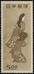 "Beauty Looking Back" by Hishikawa Moronobu (1618–1694)