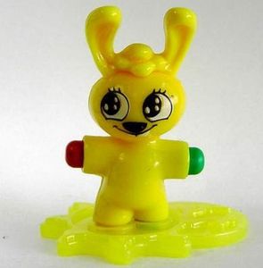 Kinder Joy Rabbit Meal Toy: Yellow rabbit (Kinder Surprise, Worldwide(Kinder - Mixart ...