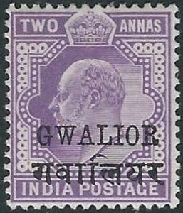 King Edward VII - overprinted
