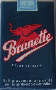 corbeau cigarettes switzerland Cigarette Pack: Brunette Swiss Original (Switzerland(Brunette Swiss  Original) Col:CH-CT-0044 🚬
