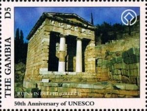 Ruins in Delphi