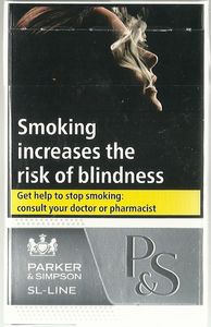 Cigarette Pack: Parker & Simpson SL-LINE (United Kingdom of Great Britain &  Northern IrelandCol:GB-CT-0150 🚬
