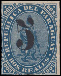 Coat of arms lion - overprinted