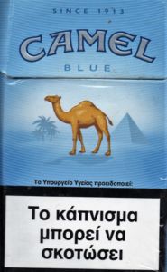 Cigarette Pack: Camel Blue (Greece(Camel Blue 2015) Col:GR-CT-2419