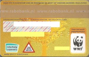 Bank Card: Rabobank (Rabobank, Netherlands) Col:NL-MC-0024