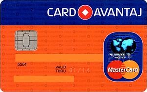 Tarjeta de Banco: Card Avantaj (Credit Europe Bank, RumaníaCol:RO-MC ...
