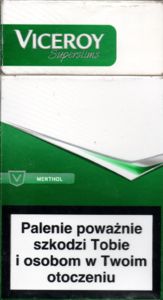 viceroy cigarettes menthol Cigarette Pack: Viceroy Superslims Menthol (PolandCol:PL-CT-0106 🚬