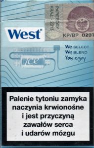 Cigarette Pack: West Ice (PolandCol:PL-CT-0149 🚬
