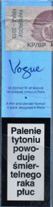 vogue cigarettes poland Cigarette Pack: Vogue Bleue (PolandCol:PL-CT-0174 🚬