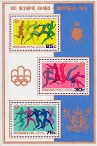 Écusson Carré Rouge Vintage 2,75 Jeux Olympiques D'Été 1976 Montréal