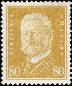 Paul von Hindenburg (1847-1934), 2nd President