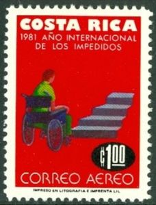 Man in Wheelchair, Stairs