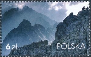 Stamp Crown of Polish Mountains (Poland) MiPL 4916A,YtPL BF255a,Pol