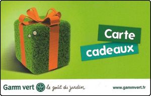 Gamm Vert Carte Cadeau