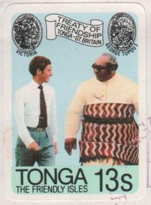 Prince Charles and King Taufa'ahau Tupou IV